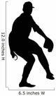 Baseball Silhouette Wall Decal