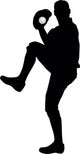 Pitcher Baseball Silhouette Wall Decal
