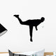 Baseball Silhouette Wall Decal