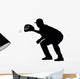 Baseball Silhouette Wall Decal