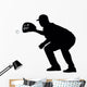 Baseball Silhouette Wall Decal