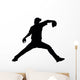 Baseball Silhouette Wall Decal