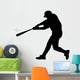 Baseball Silhouette Wall Decal