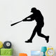 Baseball Silhouette Wall Decal