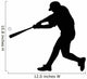 Baseball Silhouette Wall Decal