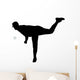 Pitcher Baseball Silhouette Wall Decal