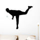 Pitcher Baseball Silhouette Wall Decal
