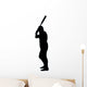 Baseball Silhouette Wall Decal