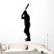 Baseball Silhouette Wall Decal