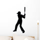 Baseball Silhouette Wall Decal
