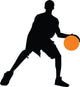 Basketball Player Silhouette Wall Decal