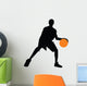 Basketball Player Silhouette Wall Decal