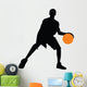 Basketball Player Silhouette Wall Decal