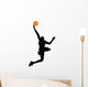 Basketball Player Silhouette Wall Decal