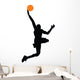 Basketball Player Silhouette Wall Decal