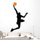 Basketball Player Silhouette Wall Decal