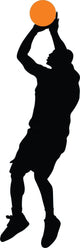 Basketball Player Silhouette Wall Decal