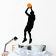 Basketball Player Silhouette Wall Decal