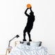Basketball Player Silhouette Wall Decal