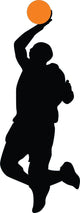 Basketball Player Silhouette Wall Decal
