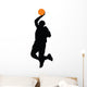 Basketball Player Silhouette Wall Decal