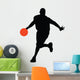 Basketball Player Silhouette Wall Decal