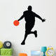 Basketball Player Silhouette Wall Decal