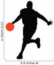 Basketball Player Silhouette Wall Decal
