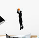 Basketball Player Silhouette Wall Decal