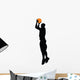 Basketball Player Silhouette Wall Decal