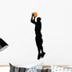 Basketball Player Silhouette Wall Decal