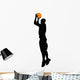 Basketball Player Silhouette Wall Decal