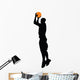 Basketball Player Silhouette Wall Decal