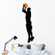 Basketball Player Silhouette Wall Decal