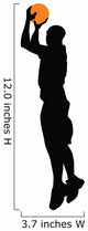 Basketball Player Silhouette Wall Decal
