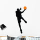Basketball Player Silhouette Wall Decal