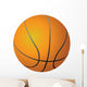 Orange Basketball Cut out Wall Decal