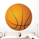 Orange Basketball Cut out Wall Decal