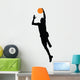 Basketball Player Silhouette Wall Decal