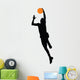 Basketball Player Silhouette Wall Decal