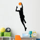 Basketball Player Silhouette Wall Decal