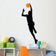 Basketball Player Silhouette Wall Decal