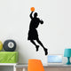 Basketball Player Silhouette Wall Decal