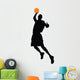 Basketball Player Silhouette Wall Decal