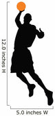 Basketball Player Silhouette Wall Decal