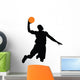 Basketball Player Silhouette Wall Decal