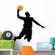 Basketball Player Silhouette Wall Decal