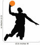 Basketball Player Silhouette Wall Decal