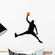Basketball Player Silhouette Wall Decal