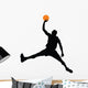 Basketball Player Silhouette Wall Decal